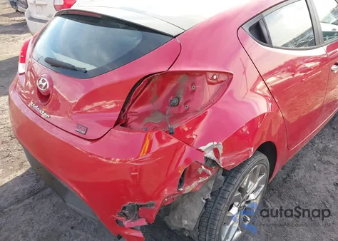 2015 Hyundai Veloster Re:flex из США, поврежденный, VIN KMHTC6AD1FU221595